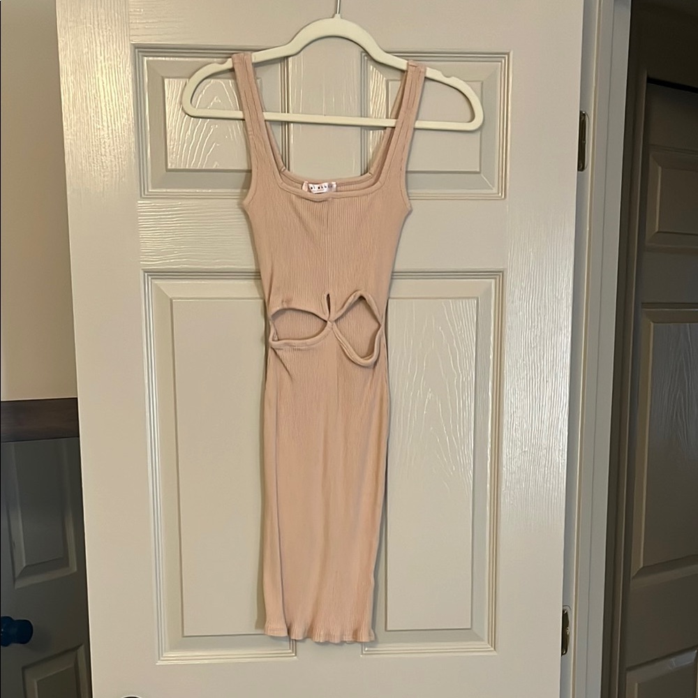 Beige Sleeveless sundress